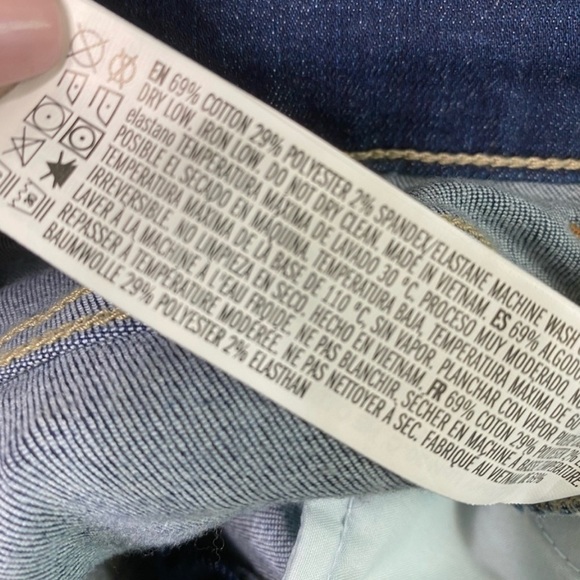 NWT-Forever21 High Rise Dark Wash Skinny Jean 27 - Picture 7 of 8